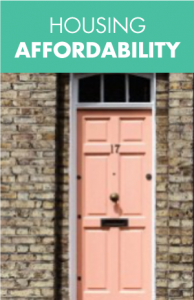 Five focus areas - housing affordability