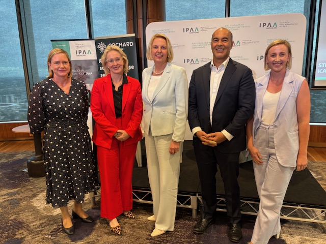 IPAA Queensland Council members with guest speaker Kat Stapleton and host Celine Uandu Recruitment Partners, after the event.